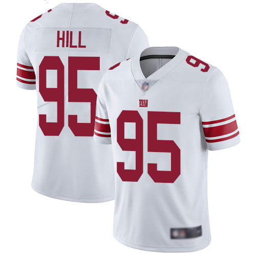 Men New York Giants #95 B.J. Hill White Vapor Untouchable Limited Player Football NFL Jersey->new york giants->NFL Jersey